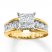 Diamond Engagement Ring 2-1/2 ct tw 14K Yellow Gold