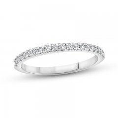 Diamond Wedding Band 1/5 ct tw Round-cut 14K White Gold