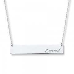 Loved Necklace Sterling Silver