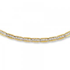 Mariner Link Anklet 14K Yellow Gold 10" Length