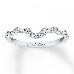 Neil Lane Wedding Band 1/6 ct tw Diamonds 14K White Gold