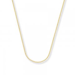 Wheat Chain Necklace 14K Yellow Gold 16" Length