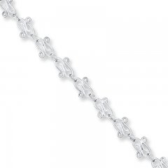 Sterling Silver Anklet 10" Length