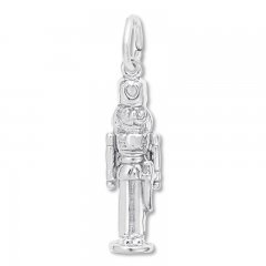 Nutcracker Charm Sterling Silver