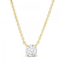 Lab-Created Diamonds by KAY Necklace 1/2 ct tw 14K Yellow Gold 19"