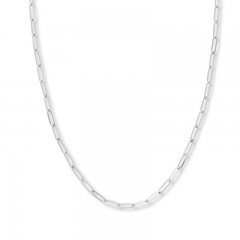 20 Link Chain Necklace 14K White Gold Appx. 3.85mm