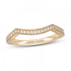 Neil Lane Wedding Band 1/5 ct tw Round-Cut 14K Yellow Gold