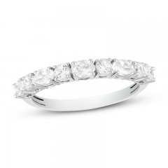 Diamond Anniversary Band 3/4 ct tw Round/Oval 14K White Gold