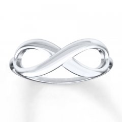 Infinity Ring 14K White Gold