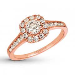 Le Vian Nude Diamond Ring 1 Carat tw 14K Strawberry Gold