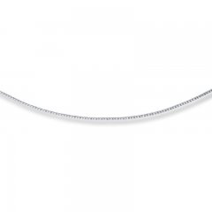 Chain Necklace 10K White Gold 20" Length