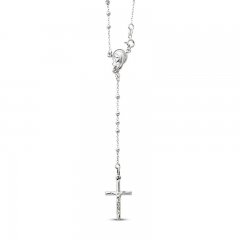 Rosary Sterling Silver 24" Length