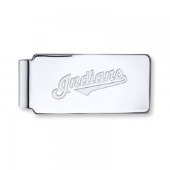 MLB Cleveland Indians Money Clip Sterling Silver