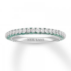 Neil Lane Emerald Anniversary Band 1/2 ct tw Diamonds 14K Gold