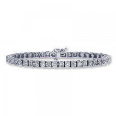 Previously Owned Diamond Bracelet 3 ct tw 14K White Gold