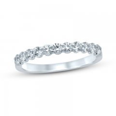 Diamond Anniversary Band 1/2 ct tw Round-Cut 18K White Gold