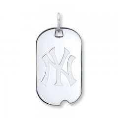 MLB New York Yankees Dog Tag Sterling Silver