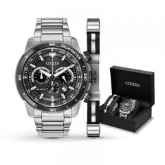 Citizen Ecosphere Men's Chronograph Watch Box Set CA4150-67E