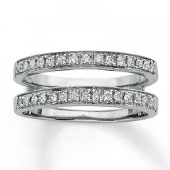 Diamond Wedding Bands 1/3 ct tw Round-cut 14K White Gold