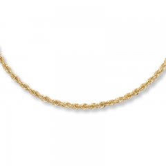 Rope Necklace 14K Yellow Gold 20" Length