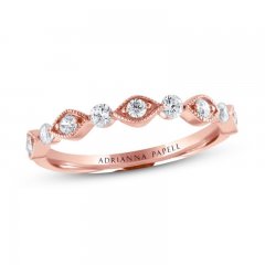 Adrianna Papell Diamond Anniversary Band 1/3 ct tw 14K Rose Gold