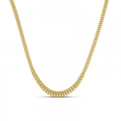 Infinity Necklace 14K Yellow Gold 18"