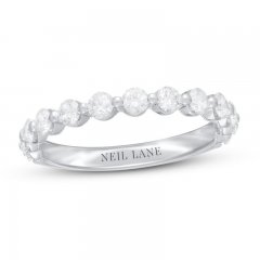 Neil Lane Premiere Diamond Anniversary Ring 3/4 ct tw Round-cut 14K White Gold