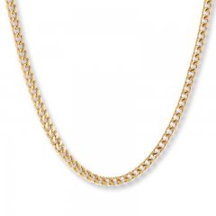 Men's Foxtail Chain Necklace Stainless Steel 22" Length