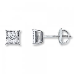 Radiant Reflections 1 ct tw Diamonds 10K White Gold Earrings