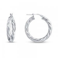 Hoop Earrings Sterling Silver