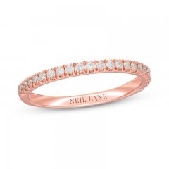 Neil Lane Diamond Wedding Band 1/4 ct tw 14K Rose Gold