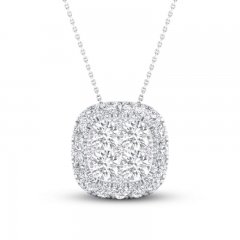 Lab-Created Diamonds by KAY Necklace 1/2 ct tw 14K White Gold