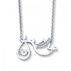 Unstoppable Love 1/20 ct tw Necklace Sterling Silver