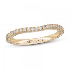 Neil Lane Diamond Wedding Band 1/4 ct tw Round-Cut 14K Yellow Gold