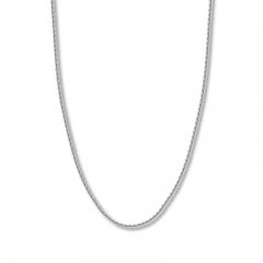 24" Rope Chain 14K White Gold Appx. 2.9mm