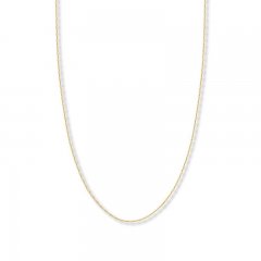 20" Forzatina Chain Necklace 14K Yellow Gold Appx. 1.45mm