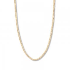 24" Curb Chain 14K Yellow Gold Appx. 4.4mm