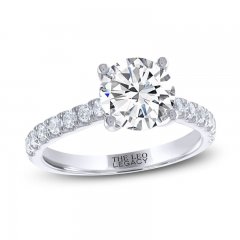 THE LEO Legacy Lab-Created Diamond Engagement Ring 2-3/8 ct tw Round-cut 14K White Gold