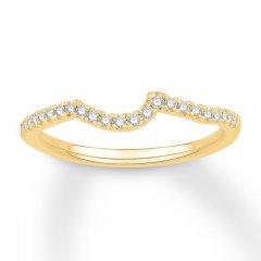 Diamond Wedding Band 1/6 ct tw Round-cut 10K Yellow Gold