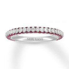 Neil Lane Ruby Anniversary Band 1/2 ct tw Diamonds 14K Gold