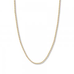 30" Textured Rope Chain 14K Yellow Gold Appx. 2.15mm