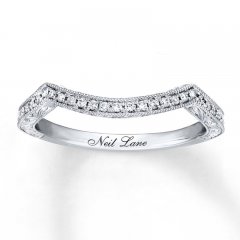 Neil Lane Wedding Band 1/8 ct tw Diamonds 14K White Gold