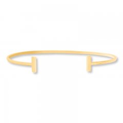 Cuff Bangle Bracelet 14K Yellow Gold