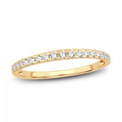 Diamond Wedding Band 1/5 ct tw Round-Cut 14K Yellow Gold