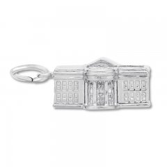 White House Charm Sterling Silver