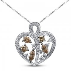 Le Vian Chocolatier Necklace 1-1/4 ct tw Diamonds 14K Vanilla Gold 18"