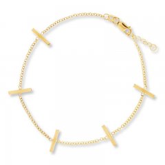 Bar Bracelet 14K Yellow Gold