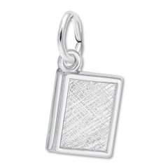 Book Charm Sterling Silver