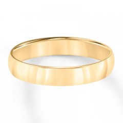 Wedding Band 10K Yellow Gold 4mm