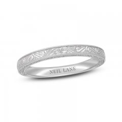 Neil Lane Diamond Wedding Band 1/5 ct tw Round-cut 14K White Gold